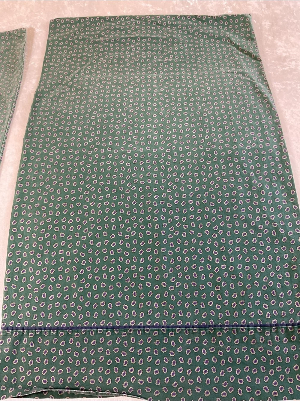 Polo by Ralph Lauren Green Printed Two Pillowcases
